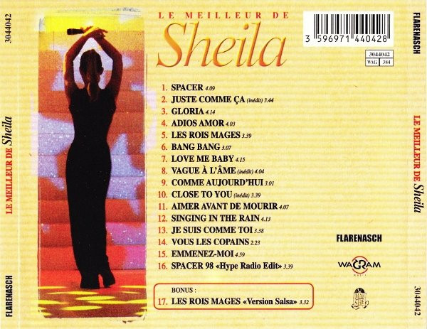 le meilleur de sheila cd album compilation flarenasch inclus 3