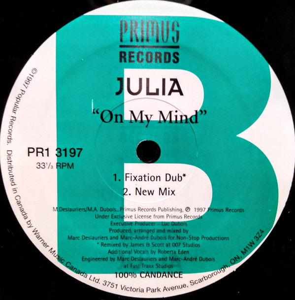 lataa albumi Julia - On My Mind