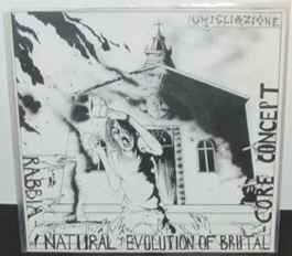Umigliazione - Rabbia-Natural Evolution Of Brutal-Core Concept album cover