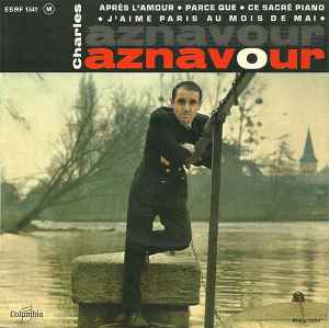 Charles Aznavour - J'aime Paris Au Mois De Mai album cover