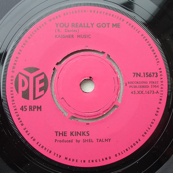 The Kinks – You Really Got Me (1964, KT Push-out Centre, Vinyl