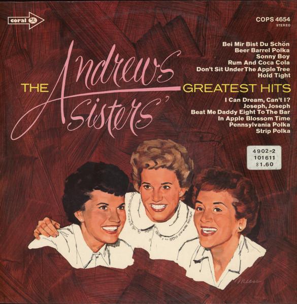 The Andrews Sisters – Greatest Hits (Vinyl) - Discogs