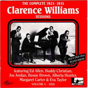 Clarence Williams - The Complete 1923-1926 Clarence Williams Sessions, Volume 4 -- 1926 album cover