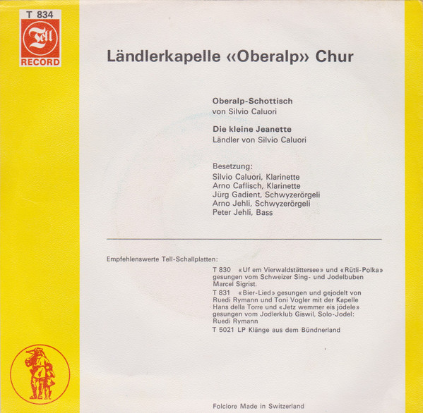 Album herunterladen Ländlerkapelle Oberalp Chur - Oberalp Schottisch