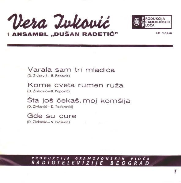 descargar álbum Vera Ivković - Varala Sam Tri Mladića