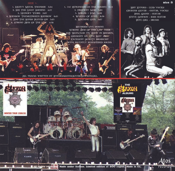 télécharger l'album Saxon - Live At Beat Club 1981