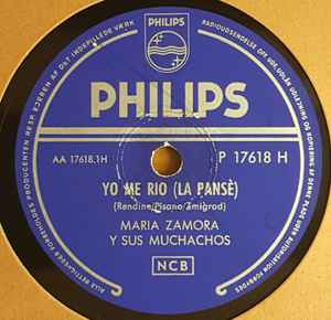 Maria Zamora Y Sus Muchachos - Yo Me Rio (La Pansé) / Pepita De Mallorca album cover