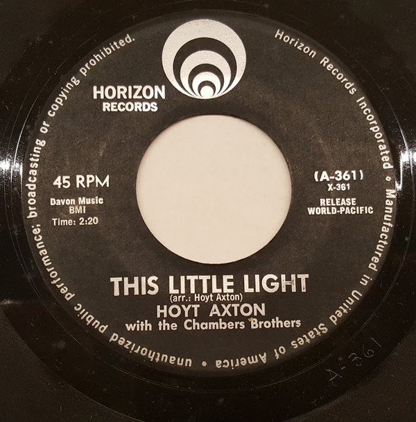 lataa albumi Hoyt Axton With The Chambers Brothers - This Little Light Thunder N Lightnin