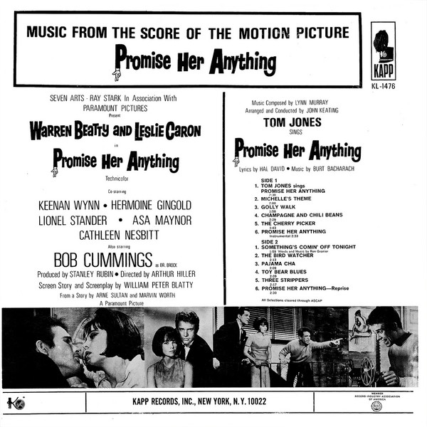 last ned album Various - Promise Her Anything Music From The Score Of The Motion Picture