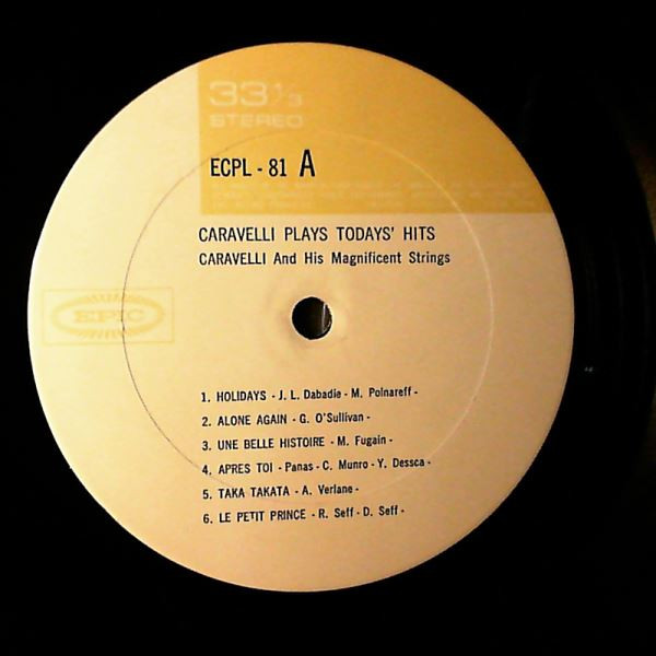 last ned album Caravelli - Caravelli Plays Todays Hits