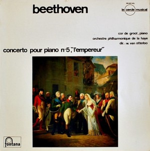 ladda ner album Ludwig van Beethoven Orchestre Phiharmonique De La Hague Dir Willem Van Otterloo Cor de Groot - Concerto Pour Piano n5 Lempereur