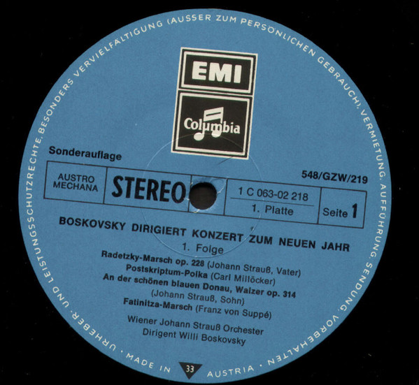 lataa albumi Wiener Johann Strauss Orchester, Willi Boskovsky - Boskovsky Dirigiert Konzert Zum Neuen Jahr