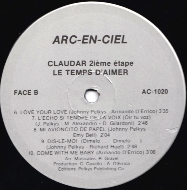 ladda ner album Claudar - Le Temps dAimer 2ième Étape