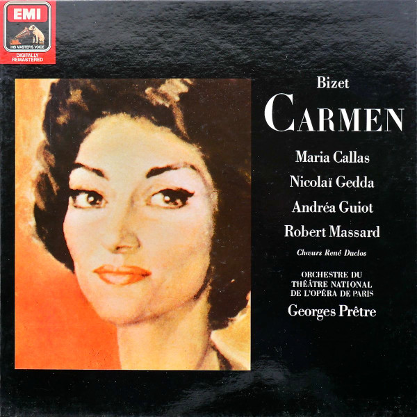 last ned album Bizet, Maria Callas, Nicolaï Gedda, Andréa Guiot, Robert Massard Chœurs René Duclos, Orchestre Du Théâtre National De L'Opéra De Paris Georges Prêtre - Carmen Oper In Vier Akten