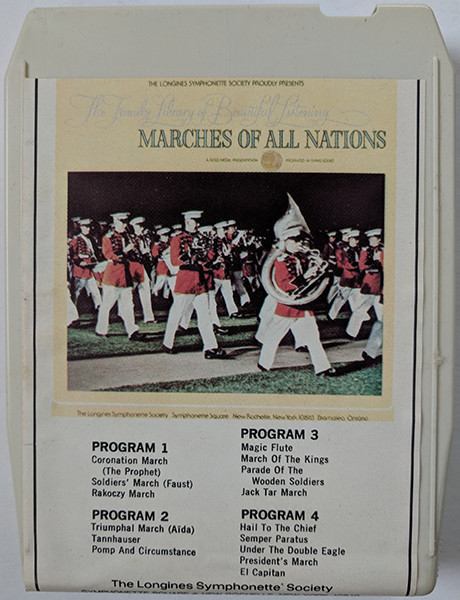 The Longines Symphonette Society Marches Of All Nations 8 Track