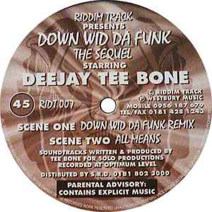 Teebone - Down Wid Da Funk (The Sequel) album cover