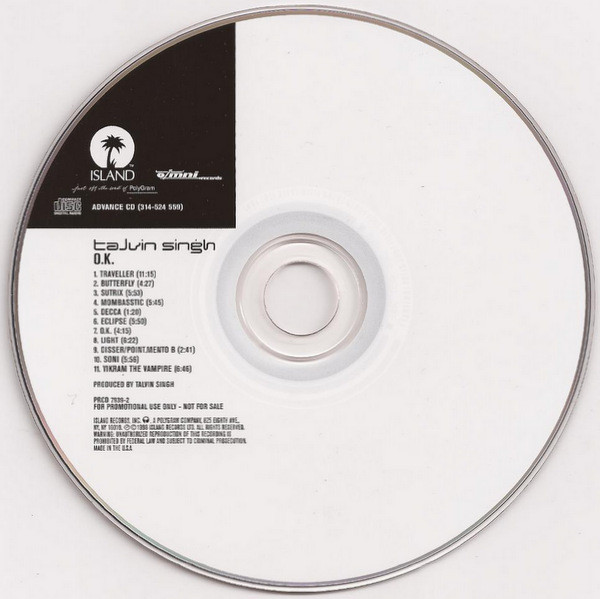 Talvin Singh – OK (1998, CD) - Discogs