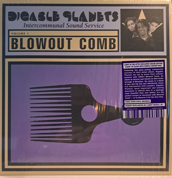 Digable Planets – Blowout Comb (2022, Clear w/Purple Center, Vinyl 
