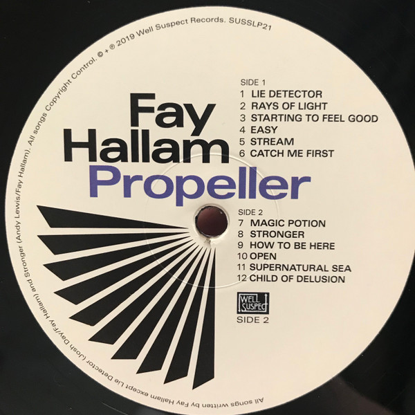 Fay Hallam - Propeller | Well Suspect Records (SUSSLP21) - 3