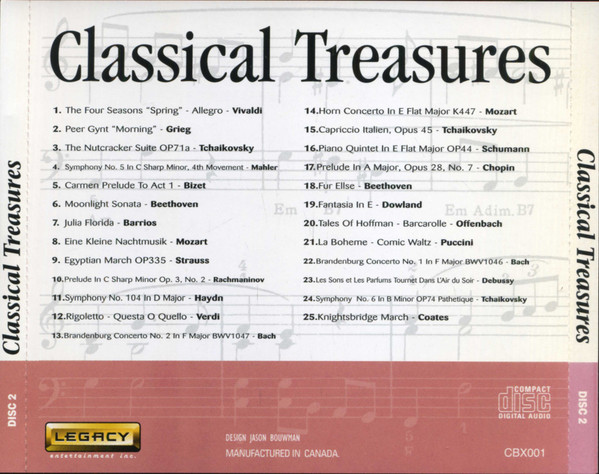 ladda ner album Unknown Artist - Classical Treasures