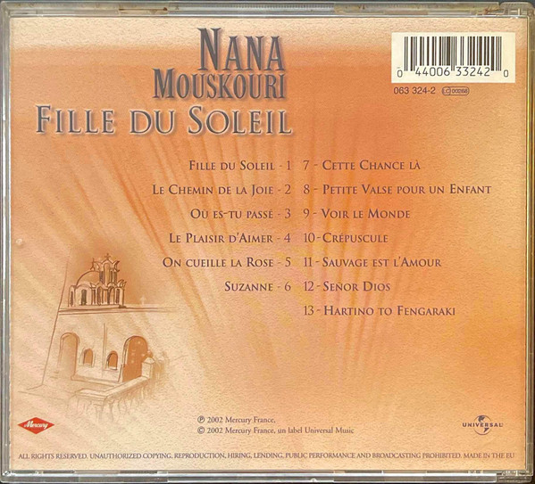 Album herunterladen Nana Mouskouri - Fille Du Soleil