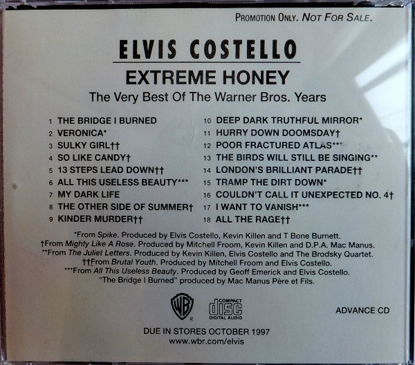 Elvis Costello – Extreme Honey (The Very Best Of The Warner Bros
