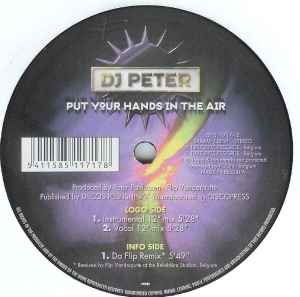 Portada de album DJ Peter - Put Your Hands In The Air