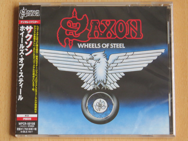 Saxon バッジ5個セット サクソン Wheels Of Steel