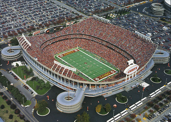 Kauffman and Arrowhead Stadiums, Kansas City, Missouri