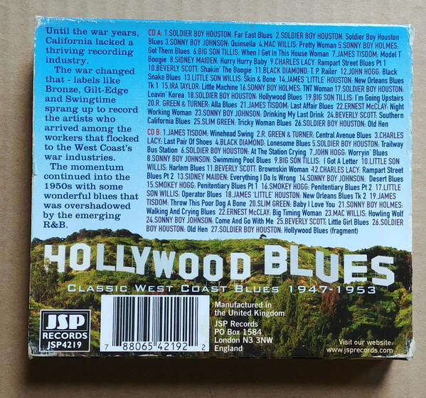 baixar álbum Various - Hollywood Blues Class West Coast Blues 1947 1953