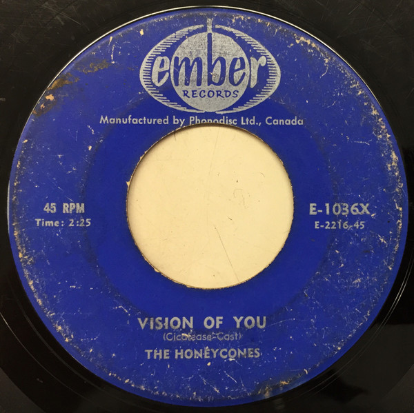 The Honeycones – OP / Vision Of You (1958, Vinyl) - Discogs