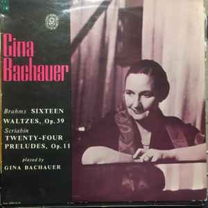 Gina Bachauer - Gina Bachauer album cover