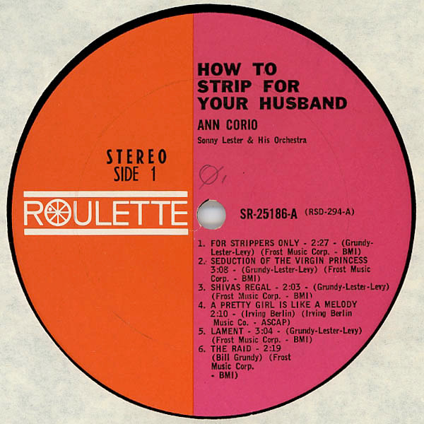 descargar álbum Ann Corio, Sonny Lester & His Orchestra - How To Strip For Your Husband