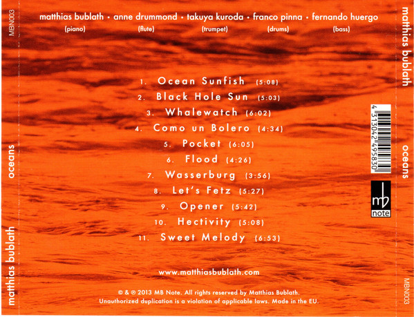 Album herunterladen Matthias Bublath - Oceans