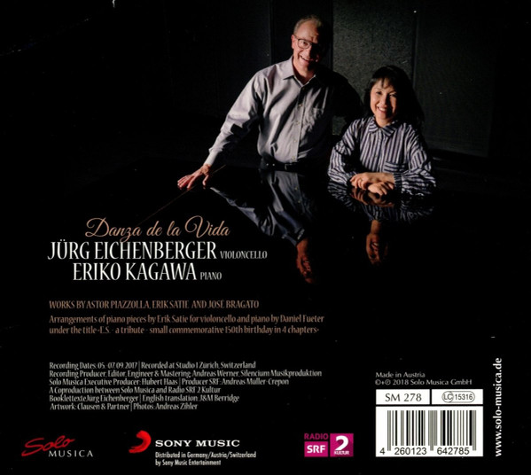 Album herunterladen Jürg Eichenberger, Eriko Kagawa - Danza de la Vida