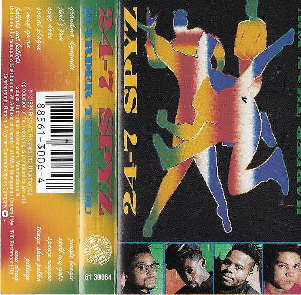 24-7 Spyz – Harder Than You (1989, Cassette) - Discogs