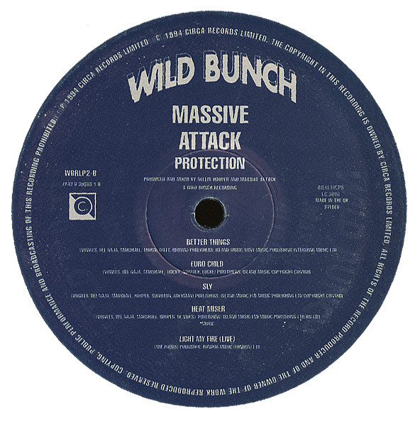 Massive Attack Protection　1994VINYL レコード