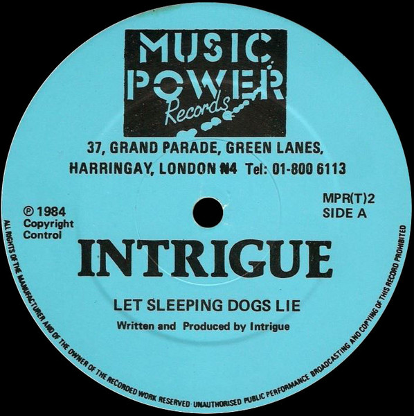 Intrigue – Let Sleeping Dogs Lie / Like The Way You Do It (1984, Vinyl)