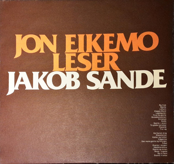 baixar álbum Jon Eikemo - Jon Eikemo Leser Jakob Sande