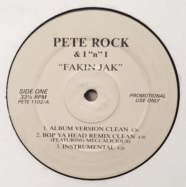 レコードINI featuring Pete Rock / FAKIN JAX-