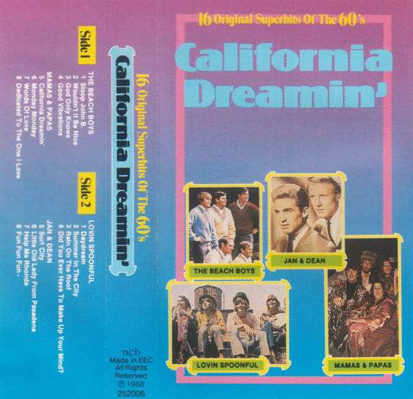 California Dreamin' (16 Original Superhits Of The 60's) (1988, CD