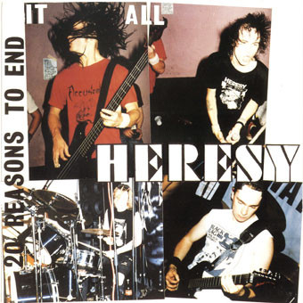 Album herunterladen Heresy ヘレシー - 20 Reasons To End It All バンドを解散させる20の方法