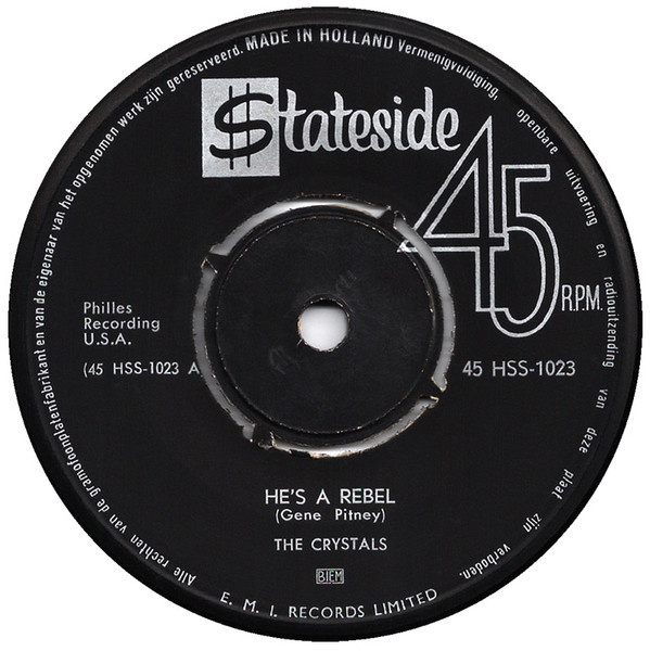 The Crystals - He's A Rebel | Releases | Discogs