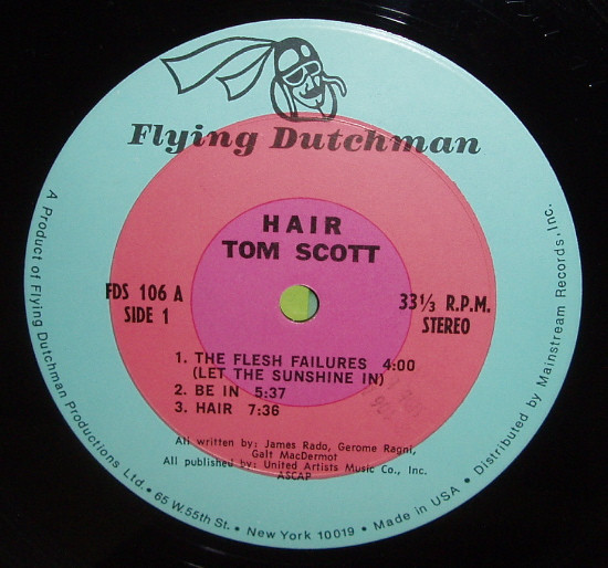 last ned album Tom Scott Quartet - Hair To Jazz