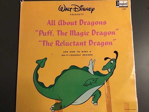 Thurl Ravenscroft Vinyl) Discogs All - About Disney Dragons Walt (1966, – Presents