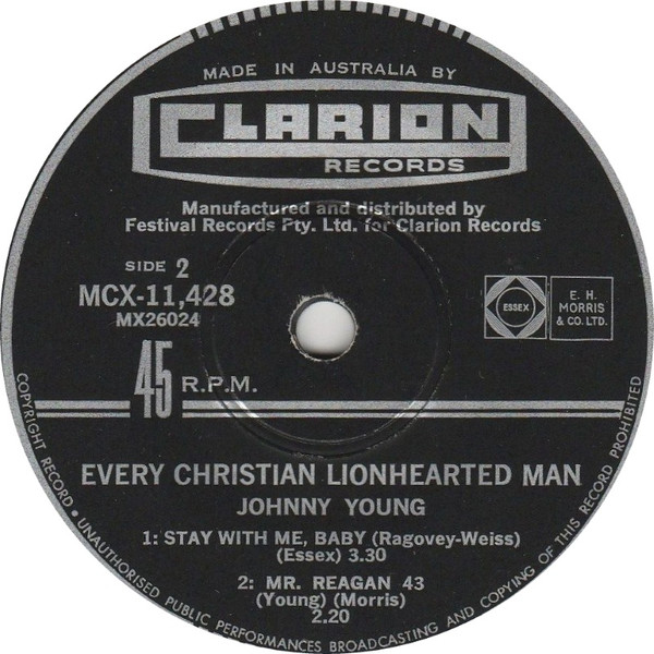 last ned album Johnny Young - Every Christian Lion Hearted Man