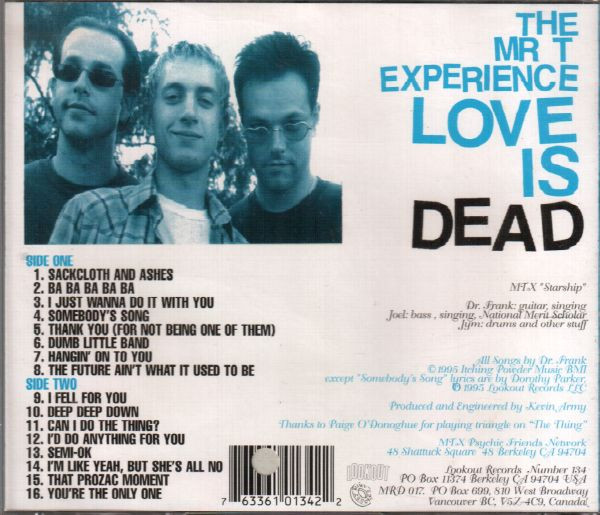 descargar álbum The Mr T Experience - Love Is Dead
