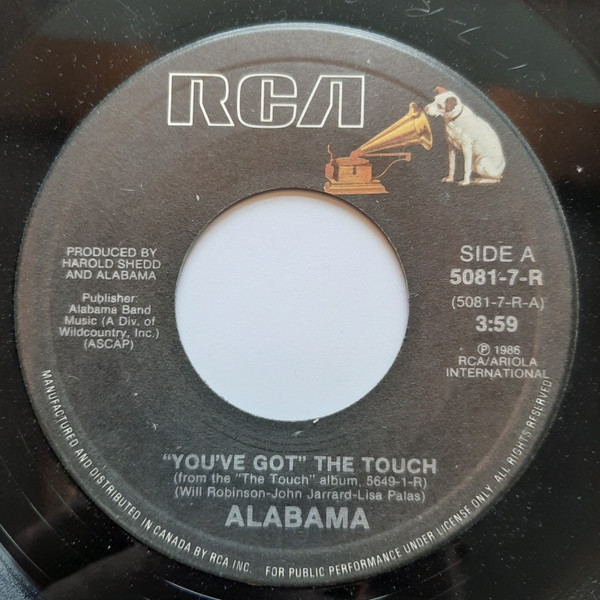descargar álbum Alabama - Youve Got The Touch