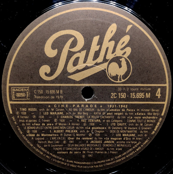 lataa albumi various - cine parade 1931 1942