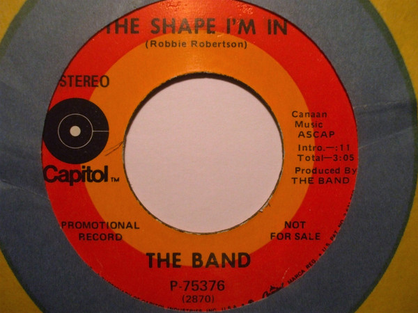 The Band – The Shape I'm In (1970, Vinyl) - Discogs